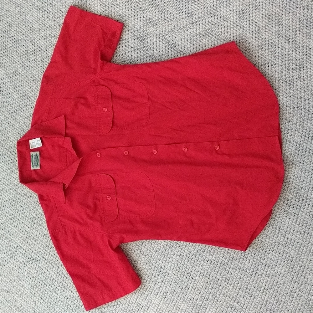 Vintage Short Sleeve Button-Up Shirt